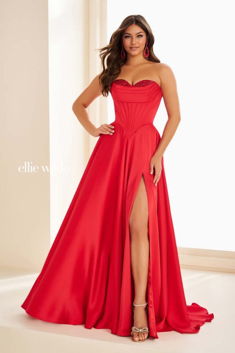 Red prom dress, Stars Fashion@Sterling Heights, MI