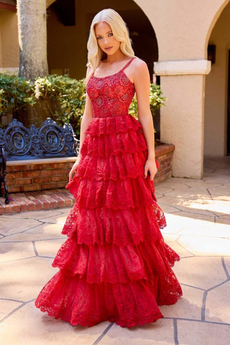 Red prom dress, Stars Fashion@Sterling Heights, MI
