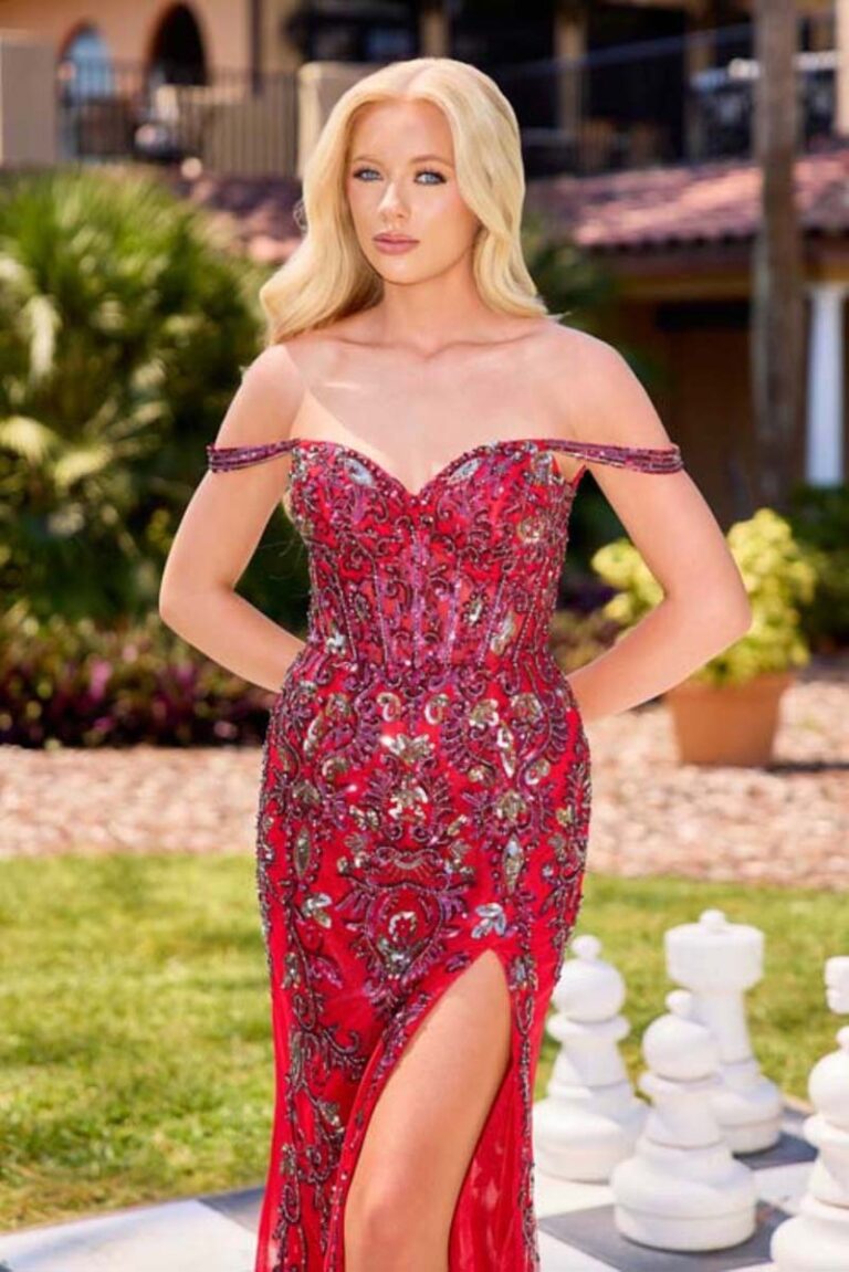 Red prom dress, Stars Fashion@Sterling Heights, MI