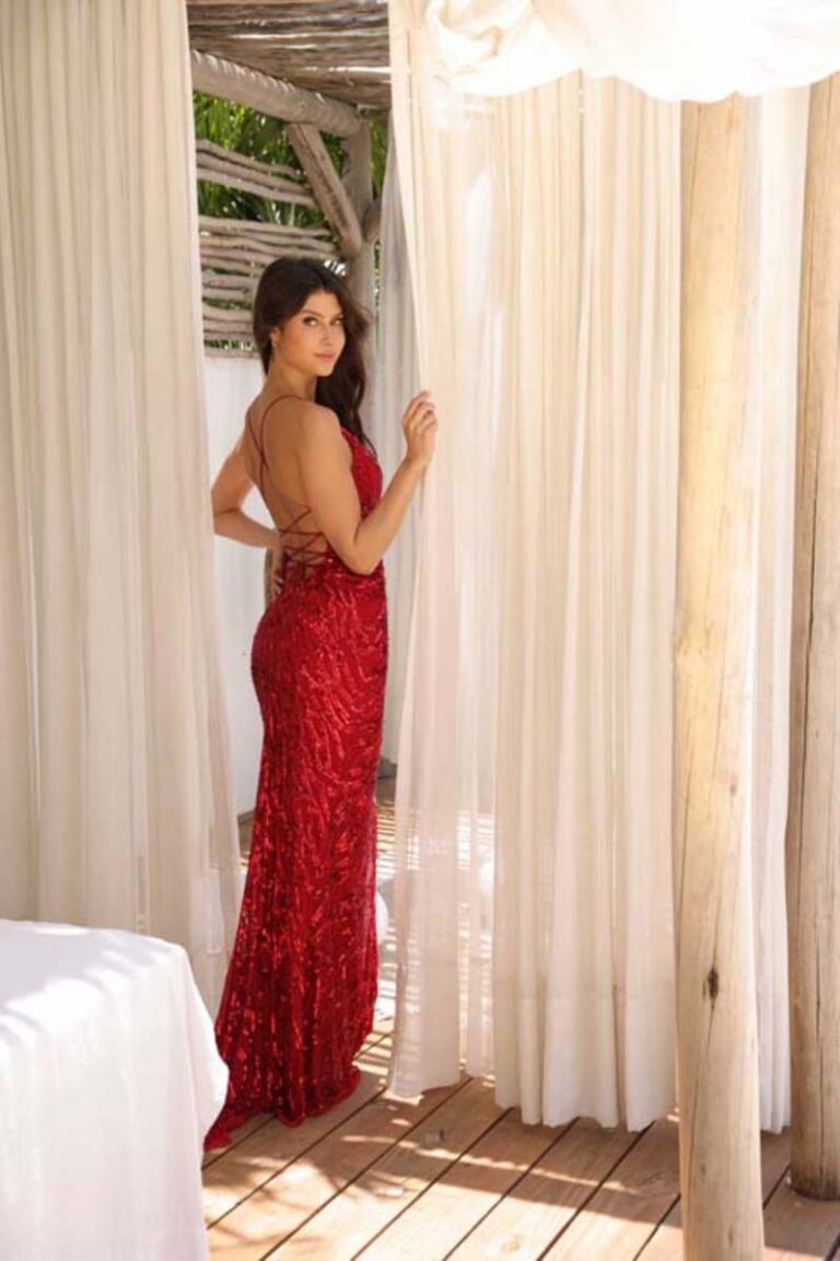 Red prom dress, Stars Fashion@Sterling Heights, MI